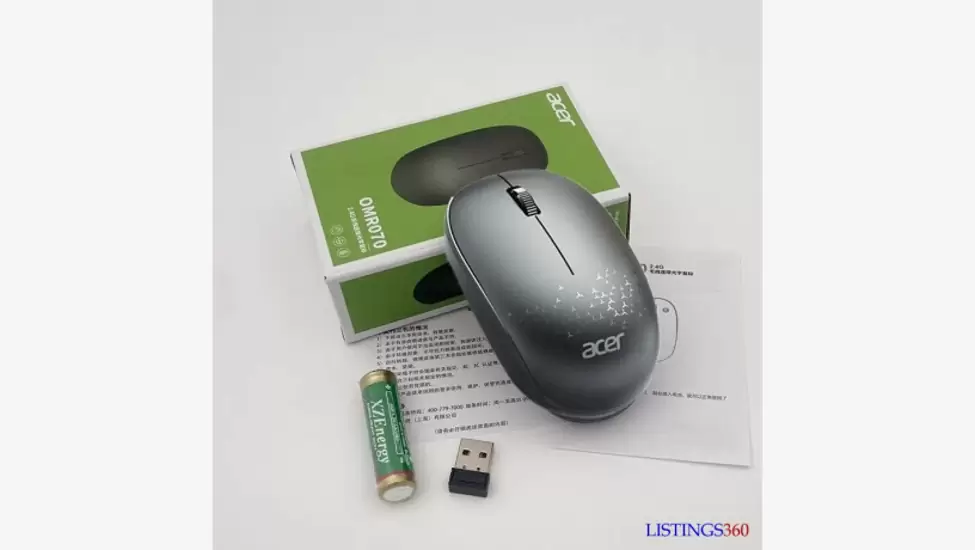 35,000 USh Acer OMR070 Wireless Silent Mouse 2.4Ghz